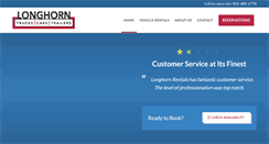 Desktop Screenshot of longhornrentals.com